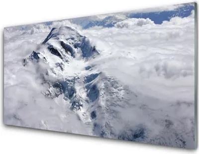 Produktbild von Acrylglasbilder 100x50 Wandbild Druck Gebirge Nebel Landschaft