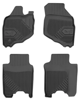 Productafbeelding van Rubberen automatten voor Honda Jazz II 2002-2008 (hatchback) – 4-delig, zwart, op maat