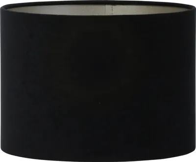 Produktbild von Light & Living - Lampenschirm VELOURS - Ø20x15cm - Schwarz