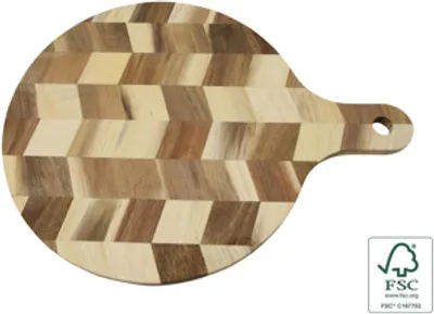 Obrázek produktu pro Krájecí a servírovací prkénko HIT z akácie, rozměry 40 cm x 30 cm x 1,4 cm
