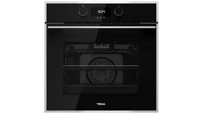 Produktbild von Teka Einbau-Backofen schwarz 70 L Teleskopauszug Heißluft HydroClean HLB840