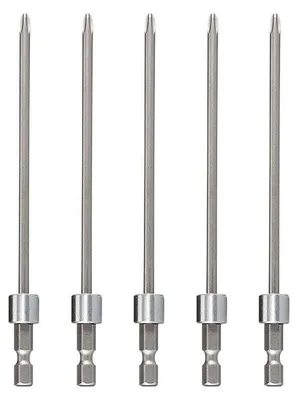 Image de Lot de 5 embouts PHILLIPS 2 MAKITA 199155-7 pour pour Visseuse à placo MAKITA DFS452 , MAKITA FS6300