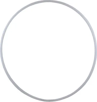 Produktbild von Hula Hoop Rohling, steckbar (Snap Button), Ø 130cm, Weiss