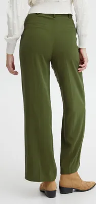 Immagine prodotto di ATELIER RÊVE ICHI IRLEONO PA Pantaloni da donna Pantaloni in tessuto Viscosa di alta qualità A gamba larga Vestibilità regolare