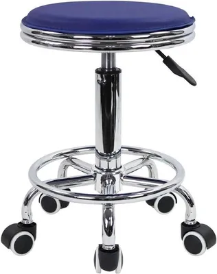Produktbild von Famanu Rollhocker mit Fußstütze - Höhenverstellbar, Industrie-Design