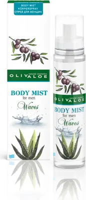 Produktbild von OLIVALOE 00113 - BODY MIST - Körperspray 'Waves' für Männer 130ml, Naturkosmetik