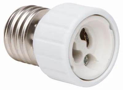 Immagine prodotto di Adattatore portalampada da E27 a GU10 - Bianco