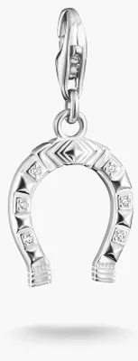 Produktbild von Charm-Anhänger Western-Hufeisen Original Silber