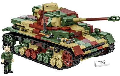 Obrázok produktu pre COBI PzKpfw IV Ausf. G, Stavebnica, 10 rok / roky, 1107 kusov