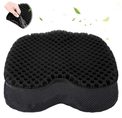Zdjęcie produktu dla Omgoods - Ergonomiczna poduszka siedziska - Idealna do biura, samochodu i wózka inwalidzkiego - Komfort i wsparcie