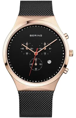 Produktbild von Bering Herren Uhr Armbanduhr Chronograph Classic - 14740-166 Meshband