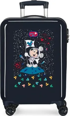 Obrázek produktu pro JOUMMABAGS Cestovní kufr ABS Mickey On the Moon ABS plast, 55 cm