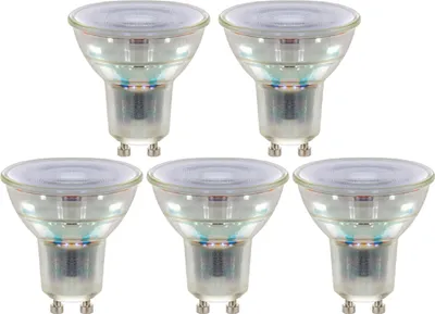 Produktbild von BLULAXA LED-SMD-Lampe, PAR16, EEK: F, GU10, 4 W, 345 lm, 2700 K, 5 Stück