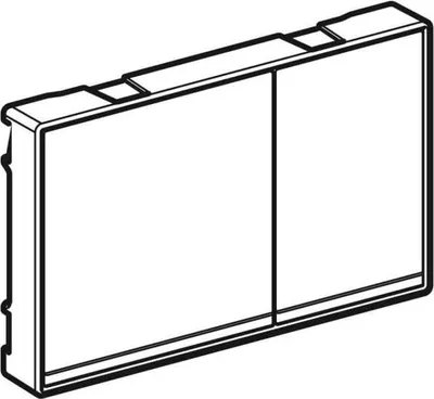 Produktbild von Geberit 115081JK1 Omega60 BetPl., für 2-Mengen-Sp.