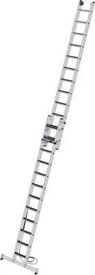 Produktbild von MUNK Stufen- Seilzugleiter mit Nivello-Traverse und clip-step R13 2x12 Stufen