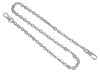 Handtaschen-Kettenriemen 800 mm x 6 mm, Silber, mit Karabinern