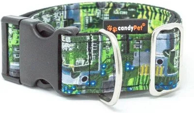Produktbild von Famanu Hundehalsband mit Chipfunktion - Nylon und Baumwollfutter