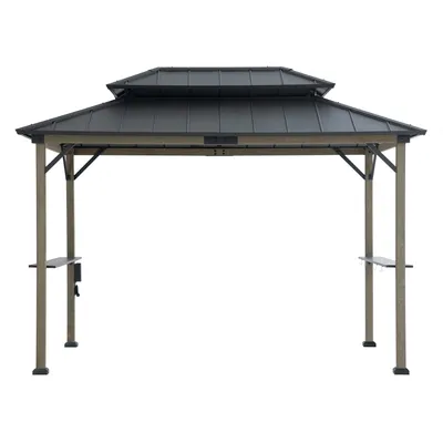 Produktbild von Zedernholz Gazebo Zupo - 360cm x 240cm, braun