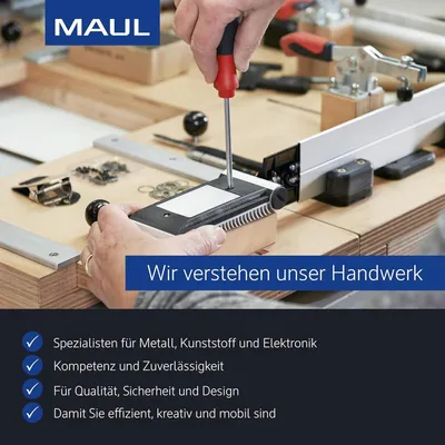 Produktbild von MAUL Klapprahmen MAULstandard Hochformat A4 Aluminium 1.2 x 33 x 24 cm silber