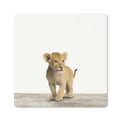 Produktbild von MuchoWow® Mauspad Mousepad Tiere - Löwe - Jungtier 30x30 cm - Mousepads - Maus Mat - Pad - Mausunterlage - Gaming