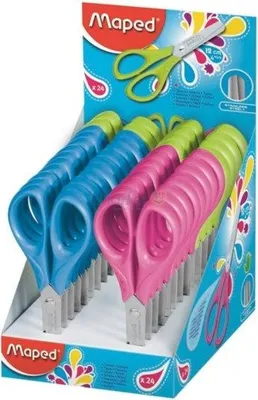Produktbild von Maped Schulschere 12 cm, 1 Stück, Farbe zufällig sortiert