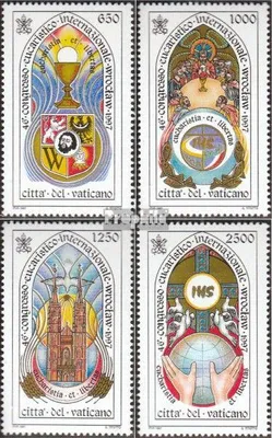Produktbild von Briefmarken Vatikanstadt 1997 Mi 1217-1220 (kompl.Ausgabe) gestempelt Eucharistischer Weltkongreß