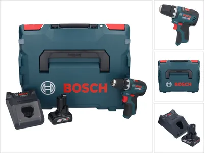 Produktbild von Bosch GSR 12V-35 Professional Akku Bohrschrauber 12 V 35 Nm Brushless + 1x Akku 6,0 Ah + Ladegerät + L-Boxx