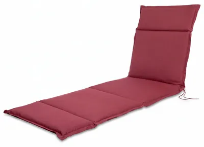Produktbild von LIVARNO home Sonnenliegen-Polsterauflage Houston Weinrot 190x60x4 cm