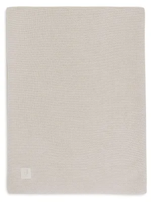 Produktbild von Decke Kinderbett 100x150cm Basic Knit - Oatmeal
