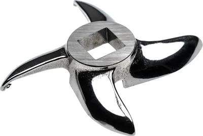 Produktbild von vhbw Sichelmesser Gr. 32 für Fleischwolf - Messer, 15,1 x 15,1 mm Vierkant, Edelstahl