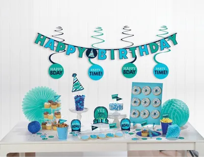 Produktbild von Amscan 243642, Papier, Blau, 6 Stück(e)