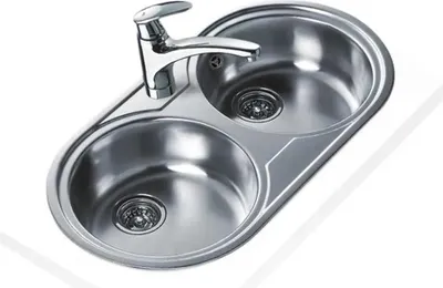 Produktbild von Teka DR 80 2C, Unterbauspüle, Oval, Edelstahl, Edelstahl, 2 Becken, Kreis