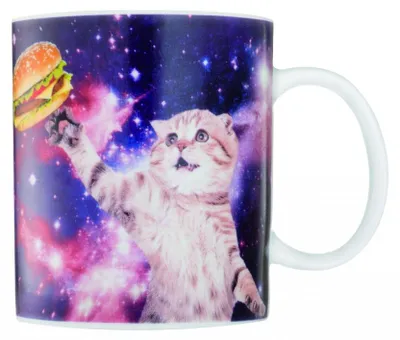 Produktbild von Katze im Weltraumbecher
