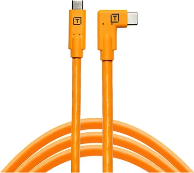 Obrázok produktu pre Tether Tools TetherPro USB-C na USB-C pravý uholník oranžový