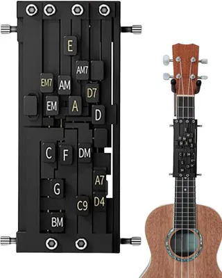 Produktbild von Gitarren Akkord Trainer Guitar Chord Presser Gitarren Akkordpresser Akkordwechsler Werkzeugset Gitarrentrainer Tool | Für Kinder Erwachsene Gitarren Anfänger Übung
