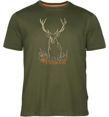 Produktbild von Pinewood Red Deer T-Shirt Damen (Green) Größe L