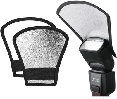 Image de Kit réflecteur de studio 2-en-1, comprenant 2 pièces, pour appareils photo et diffuseurs de lumière, idéal pour la photographie professionnelle et les productions vidéo