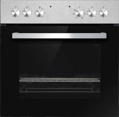 Produktbild von PKM Einbauherd Set Backofen silber Grill Glaskeramikkochfeld rahmenlos