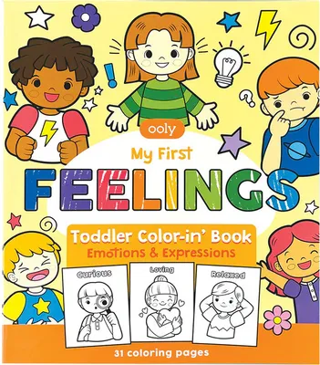 Produktbild von Ooly Toddler Malbuch My First Feelings