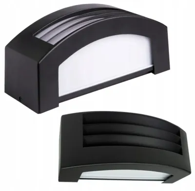 Immagine prodotto di Lampada da parete per esterni 1xE27 IP54 alluminio nero Ecolight EC79083