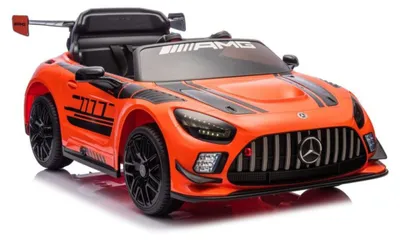 Immagine prodotto di Auto elettrica, auto a batteria, Mercedes AMG GT3 arancione