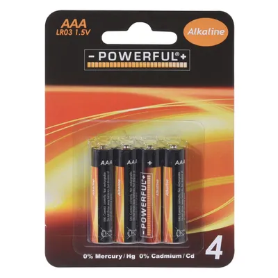 Produktbild von ORION Alkaline-Batterien 4x AAA 1,5V Batterien-Set