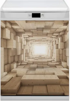 Produktbild von Magnet Folie für Geschirrspüler Küche Magnetmatte 60x70 cm  Dekor Geschirrspüle  - Zusammenfassung Holz