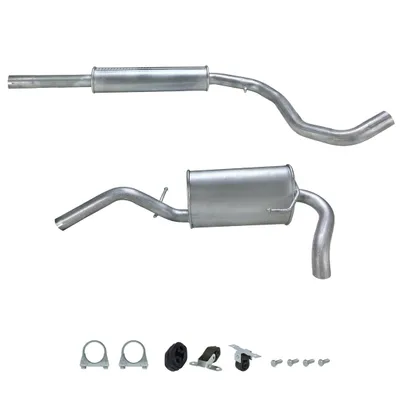 Produktbild von Auspuff VW Lupo 1.0 1.4 (6X1,6E1) 1997-2004 Mittelschalldämpfer Endschalldämpfer