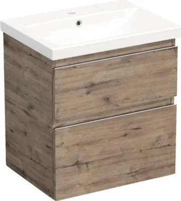 Obrázok produktu pre Umývadlo so skrinkou do kúpeľne Jungborn TRENTA 60 cm dub wellington