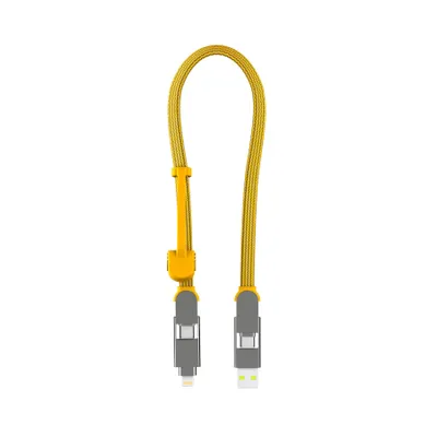 Obrázok produktu pre inCharge® XL – 30 cm, kompatibilný s Apple, Samsung a ďalšími značkami, farba: žltá