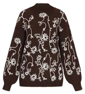 Immagine prodotto di Maglione da donna GELYA - color caffè, XS/S