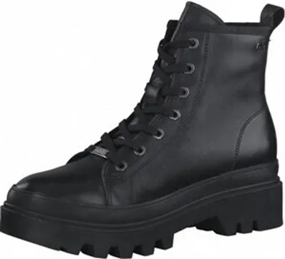Produktbild von S. Oliver 5-5-25282-37/003 BLACK LEATHER Schnürstiefel HW 21/22, Spocc:37