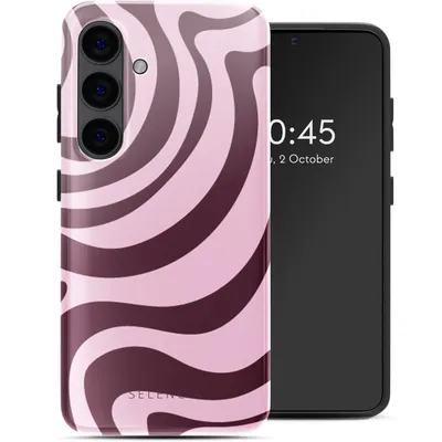 Obrázok produktu pre Selencia Vivid Zadný kryt pre Samsung Galaxy S24 - Wavy Swirl Pink Plum