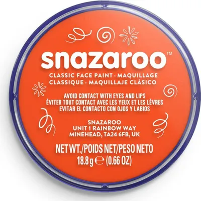 Image de SNAZAROO Couleur visage Orange foncé 18ml